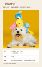 Q-monster 大嘴鳥與小魚藏食發聲玩具二件組｜商品圖片 5