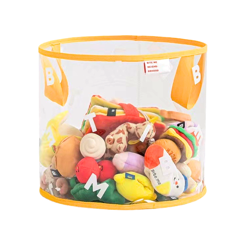 透明寵物玩具收納桶｜商品圖片 5